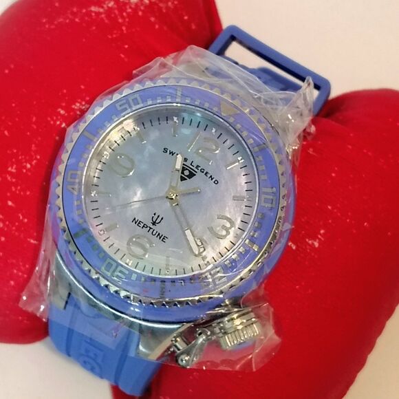 Swiss Legend Neptune Watch Mother Of Pearl Face - Picture 1 of 10